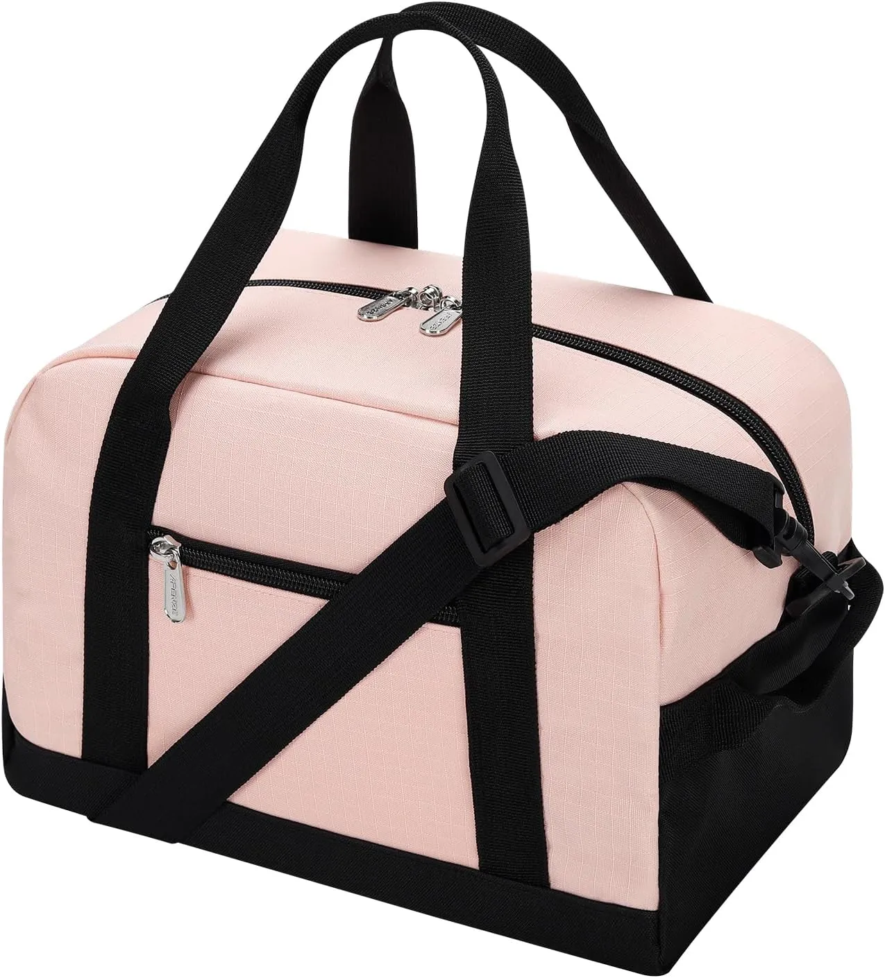 Small Gym Bag Carry On Bag - 12 in Mini Duffle Bag Lightweight for Overnight Travel(Pink)