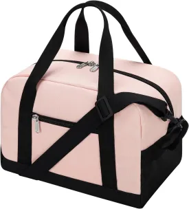 Small Gym Bag Carry On Bag - 12 in Mini Duffle Bag Lightweight for Overnight Travel(Pink)