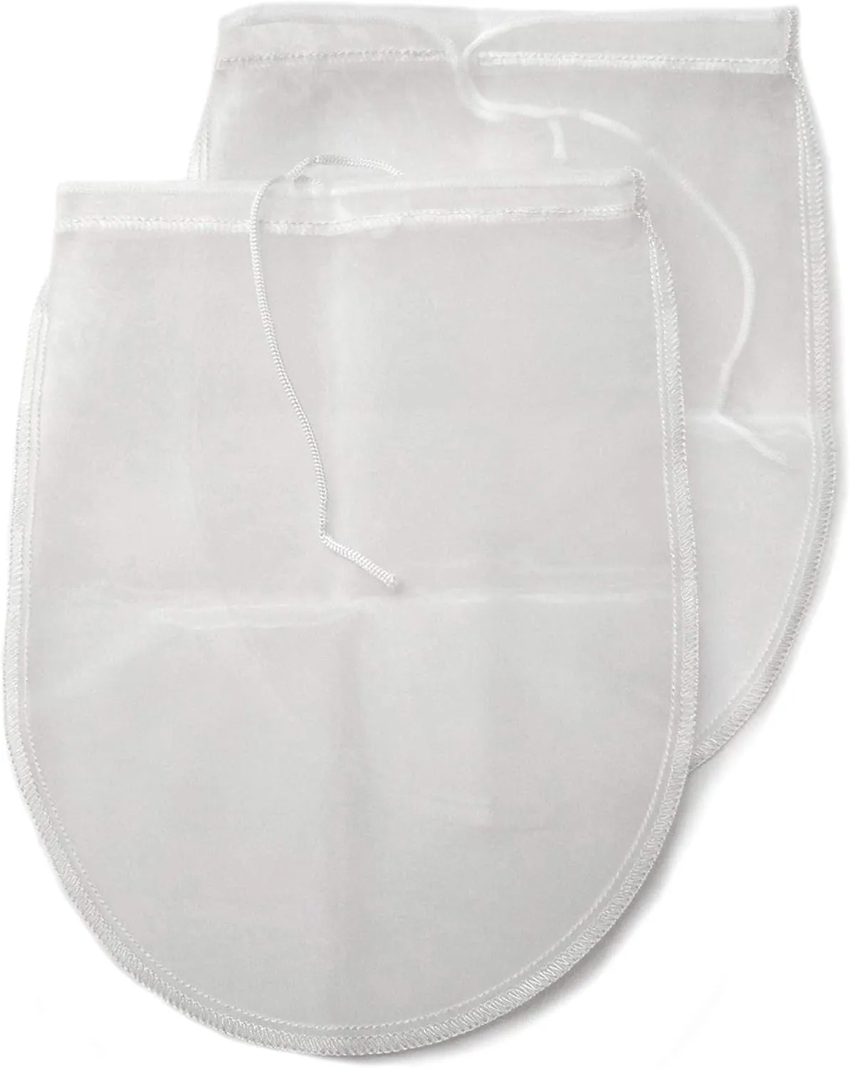 Soy / Nut Milk Bag - XL12"X10 Two bags - Hot / Cold brew, Commercial Grade Reusable All Purpose Food Strainer - Food Grade BPA-Free - Ultra Strong Fine Nylon Mesh