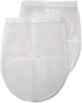 Soy / Nut Milk Bag - XL12"X10 Two bags - Hot / Cold brew, Commercial Grade Reusable All Purpose Food Strainer - Food Grade BPA-Free - Ultra Strong Fine Nylon Mesh
