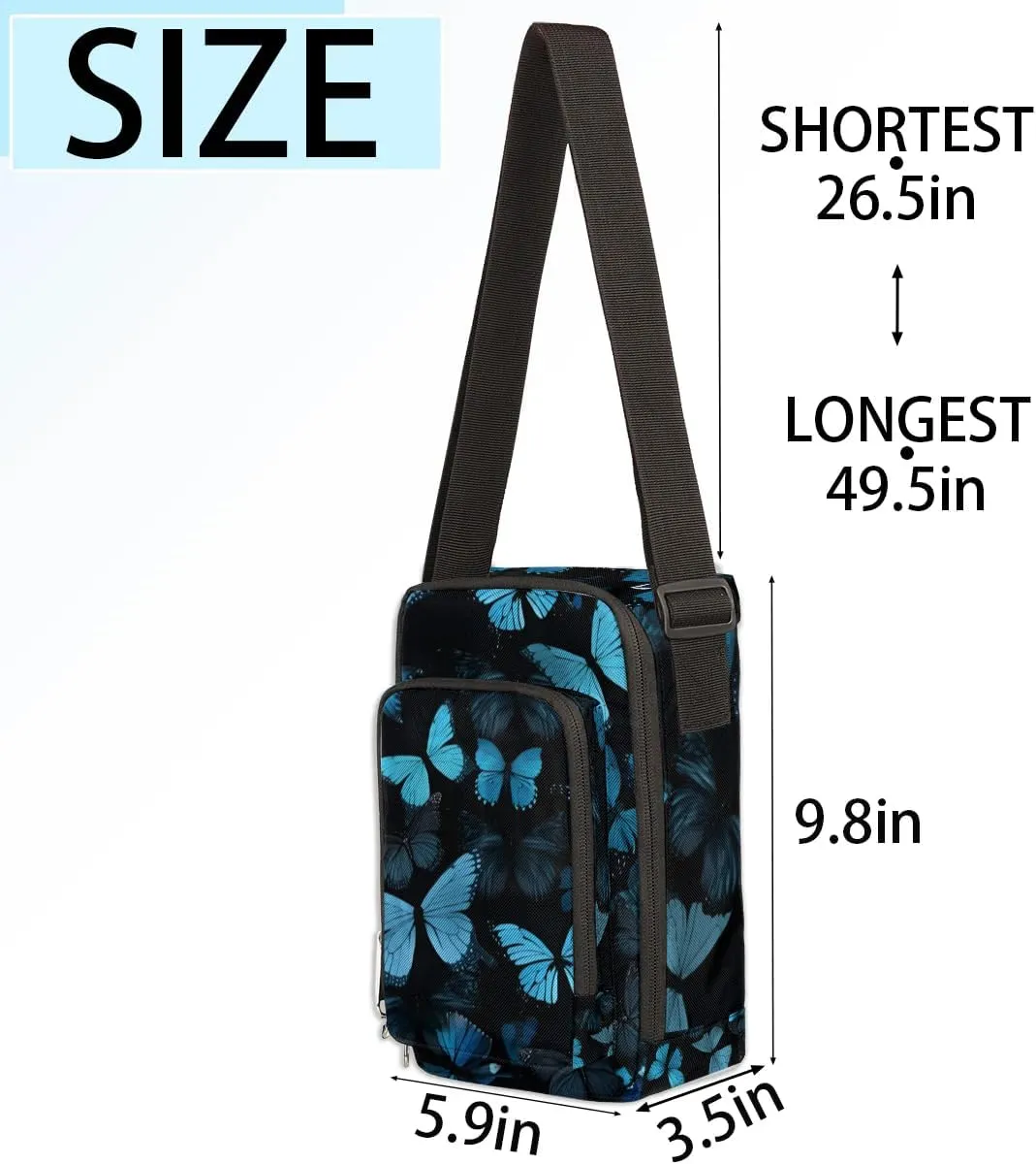 Stylish Small Crossbody Bags for Women Cell Phone Purse Wallet Messenger Cross Body Bag for Women Men