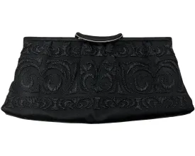 Vintage 1950s Spulcioni Firenze Evening Clutch Purse Beaded Peau de Soie - VFG