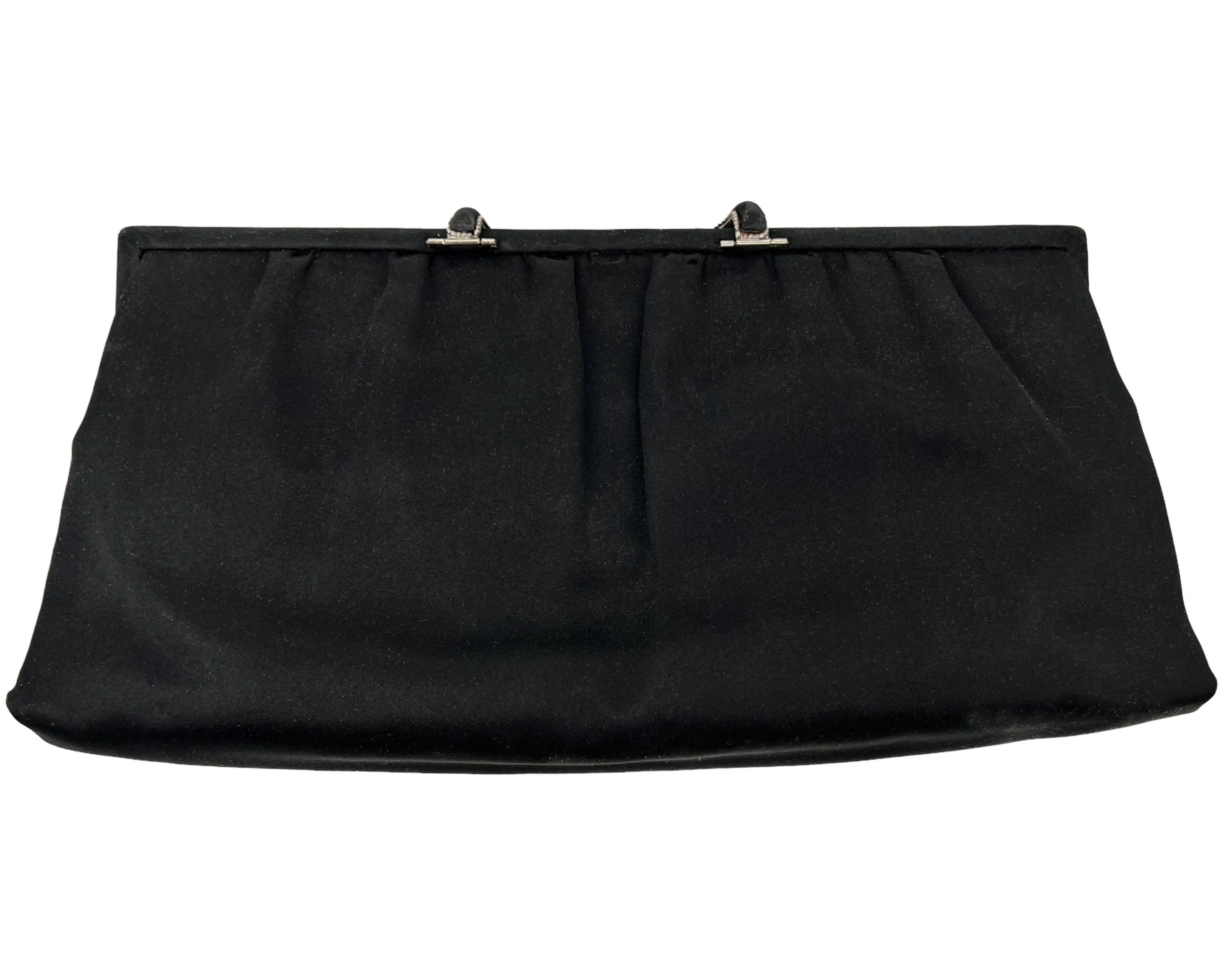 Vintage 1950s Spulcioni Firenze Evening Clutch Purse Beaded Peau de Soie - VFG