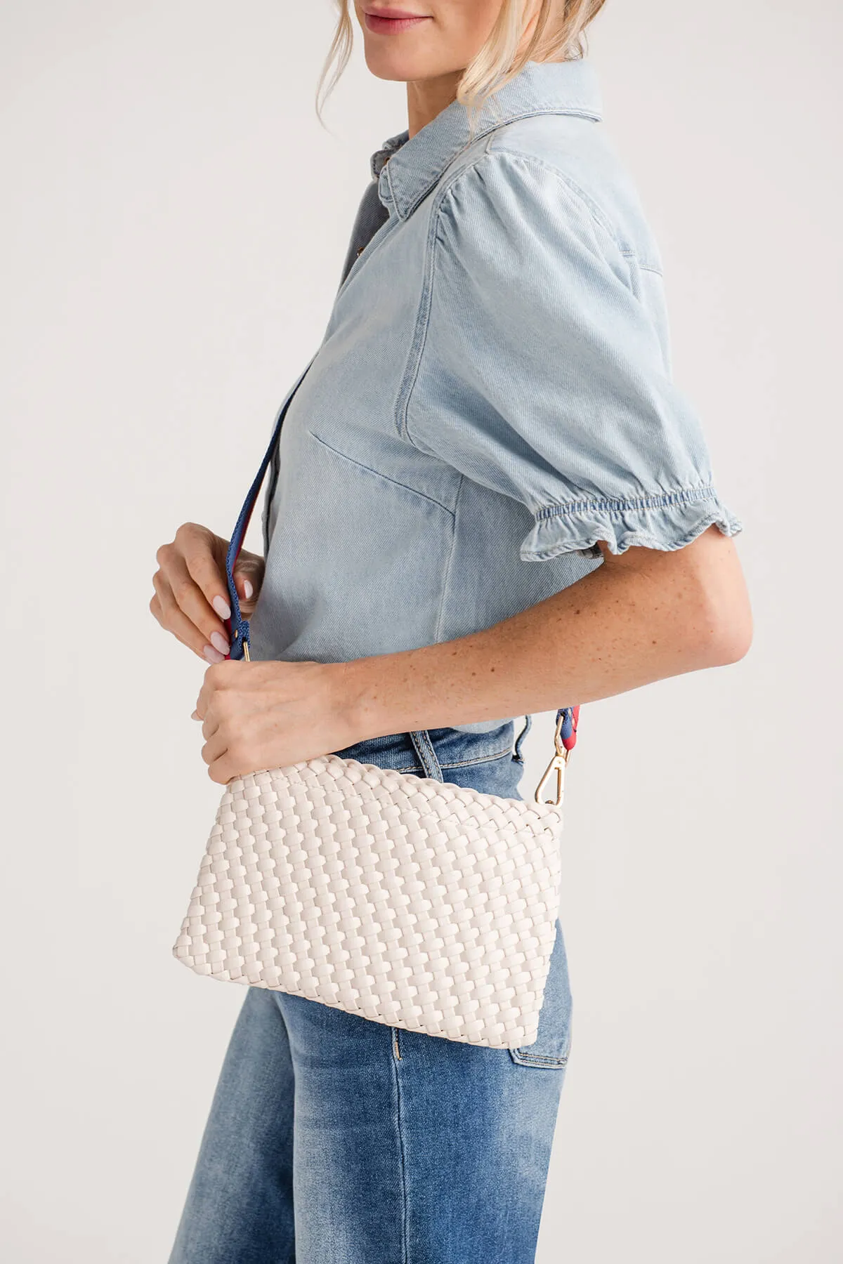 Woven Vegan Slouchy Hobo w/insert